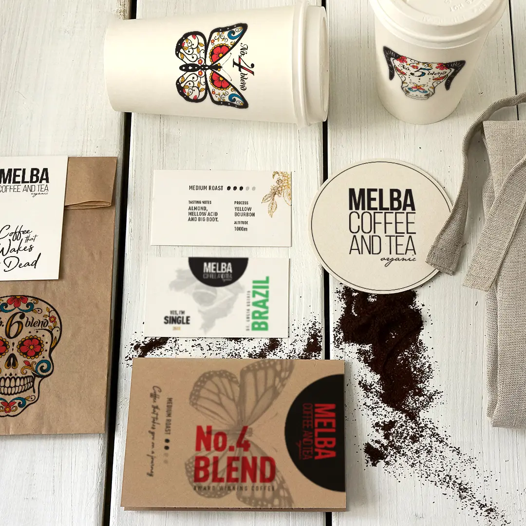 Melba Coffee Branding